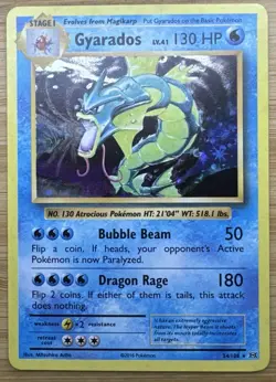 Pokemon Card - Gyarados Evolutions 34/108 Holo Rare NM - Image 1