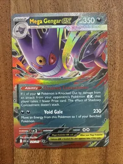 Pokemon TCG Mega Gengar ex 125/217 Double Rare Ascended Heroes NM Card - Image 1