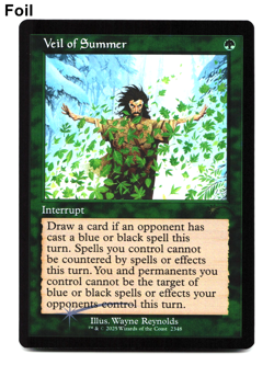 Veil of Summer (Retro Frame) - FOIL - [Secret Lair Drop Series] SLD 2348 MTG 🌳 - Image 1