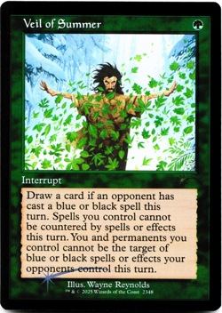 Veil of Summer (Retro Frame) - FOIL - [Secret Lair Drop Series] SLD 2348 MTG 🌳 - Image 2