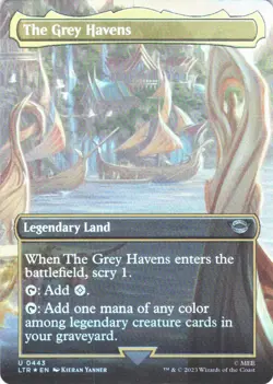 The Grey Havens (Borderless) - The Lord of the Rings (443) - NM Foil - Image 2