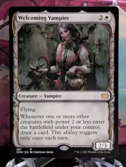 [NM] -Showcase- Welcoming Vampire | MTG Innistrad: Crimson Vow | Pack Fresh - Image 1