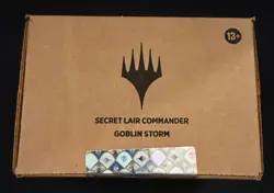 Magic The Gathering Secret Lair Commander Deck Goblin Storm MTG IN HAND - Image 1