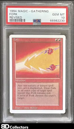 REVISED FORK PSA 10 1994 Magic The Gathering MTG GEM MT - Image 1