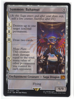 MTG Summon: Bahamut Final Fantasy FIN #1 mythic NM *LOOK*!!! - Image 1