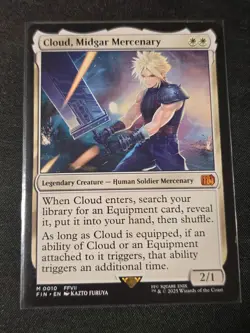 Cloud, Midgar Mercenary - M FIN FINAL FANTASY 10 NM - Image 1