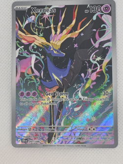 Pokemon TCG Xerneas Illustration Rare Full Art Holo 091/086 Chaos Rising NM - Image 2