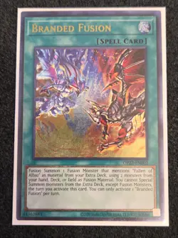 Branded Fusion OP22-EN002 Ultimate Rare Near Mint Yugioh - Image 1