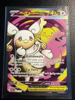Pokemon Mega Audino ex 253/217 ME Ascended Heroes Ultra Rare NM - Image 1