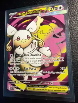 Pokemon Mega Audino ex 253/217 ME Ascended Heroes Ultra Rare NM - Image 2