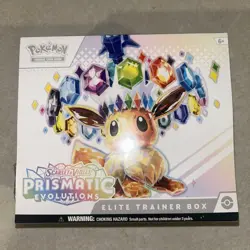 Pokemon Prismatic Evolutions Elite Trainer Box ETB New Sealed. Slight tear(Side) - Image 1