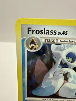Pokemon Froslass LV 45 2/99 Rare Arceus Platinum Holo Foil Vintage Holo Bleed - Image 2