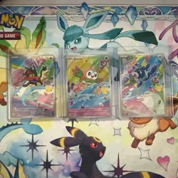 Pokemon 🍀TCG First Partner🍀Illustration Collection Series 1 Gen 7 Starters Set - Image 1