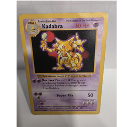 The Pokemon Company Kadabra Base Set Shadowless 032/102 Uncommon 60 HP 1999 - Image 1