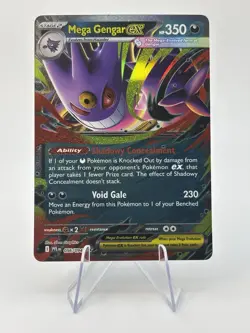 Pokemon TCG Mega Gengar EX 125/217 Ascended Heroes Double Rare NM - Image 1