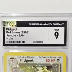 Pokemon Pidgeot Holo 8/64 from Jungle Unlimited 1999 CGC 9 Mint - Image 5