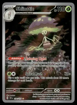 Pokemon Cards Shiinotic 194/191 Surging Sparks Illustration Rare NM - Image 1