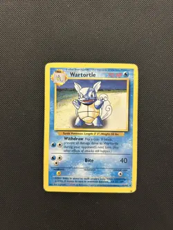 Wartortle 42/102 | Base Set | Non Holo Pokemon Card HP - Image 1