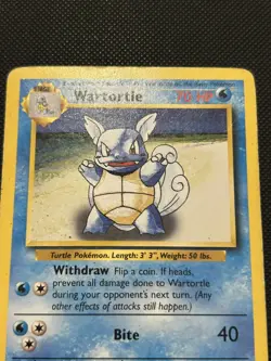 Wartortle 42/102 | Base Set | Non Holo Pokemon Card HP - Image 2