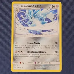 Alolan Sandslash 138/236 - Cosmic - Non Holo Rare Pokemon Card - M / NM - Image 1