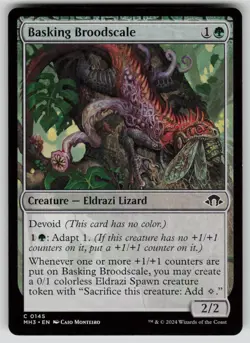 Basking Broodscale Common Modern Horizons 3 145 MTG Near Mint 2024 - Image 1