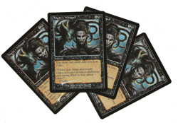 4 NIGHT'S WHISPER Foil NM Promo MTG English Retro Frame Magic x4 - Image 1