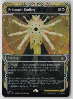 Prismatic Ending 7 Rare Secrets of Strixhaven: Mystical Archive Foil Near Mint - Image 1