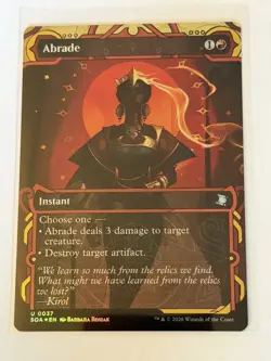 Abrade Borderless Secrets of Strixhaven Mystical Archive Foil 37 - Image 1