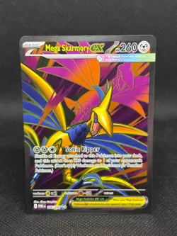Mega Skarmory ex 106/088 Ultra Rare Perfect Order Pokemon Holo Near Mint - Image 1