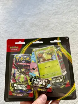 Pokemon TCG Mega Evolution Perfect Order Blister 3pk with Promo | New & Sealed🚀 - Image 3