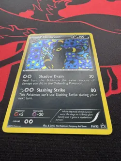 Pokemon TCG - Umbreon BW93 Black & White - Black Star Holo Promo - LP - Image 2