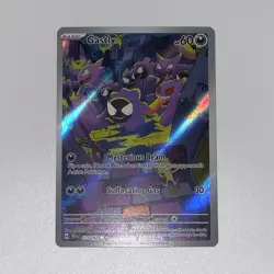 The Pokemon Company Gastly 177/162 Temporal Forces Illustration Rare Holo 60 HP - Image 1