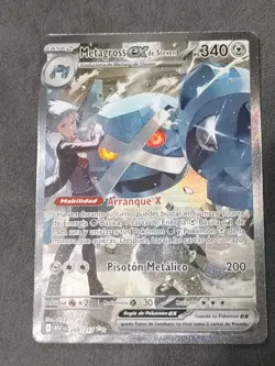 Steven's Metagross ex SPANISH 289/217 Secret Rare Holo POKEMON TCG - Image 1