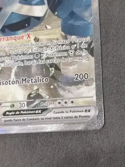 Steven's Metagross ex SPANISH 289/217 Secret Rare Holo POKEMON TCG - Image 2