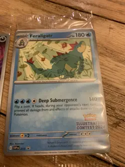 Pokemon 2024 Illustration Contest Promos Sealed Rare + Pokemon Pecharunt Sealed - Image 2