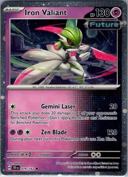 Iron Valiant - (Cosmos Holo) 079/162 - Pokemon Card - NM - Image 1