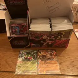 Destined Rivals Bulk 550+ Cards, Common/Uncommon/Holo/Reverse Holo Pokemon - Image 1