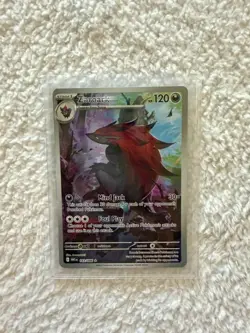 Pokemon TCG Zoroark White Flare 2025 IR Holo Rare Card 143/086 NM - Image 1