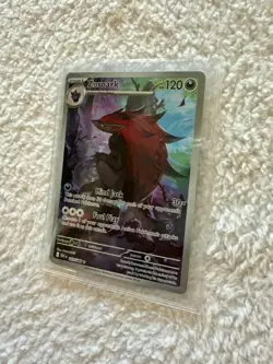 Pokemon TCG Zoroark White Flare 2025 IR Holo Rare Card 143/086 NM - Image 3