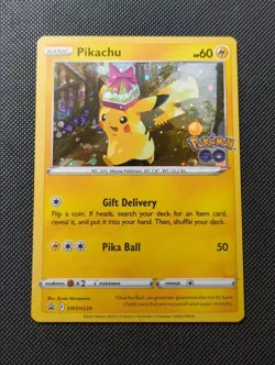 Pokemon Pikachu SWSH234 Cosmos Holo Black Star Promo Card - Image 1