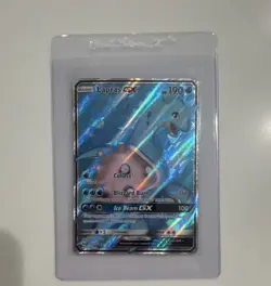 Pokemon Lapras GX Full Art Ultra Rare Holo 139/149 SM Base Set 190 HP - Image 1