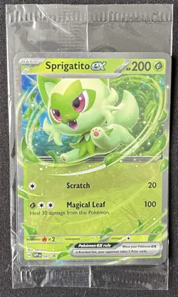 Sprigatito SVP 087 Promo Sealed Pokemon Card - Image 1