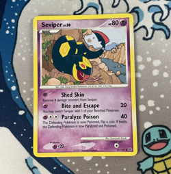 Seviper 61/127 Non Holo Platinum Base Set Pokemon Card 2009 NM/LP - Image 1