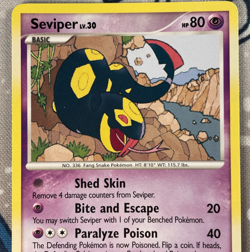 Seviper 61/127 Non Holo Platinum Base Set Pokemon Card 2009 NM/LP - Image 2