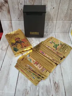 Pokemon Cards Foil GOLD PACK 110 Cards New - Image 1