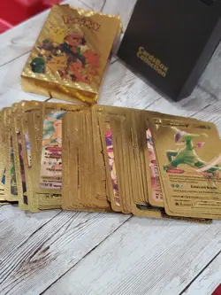 Pokemon Cards Foil GOLD PACK 110 Cards New - Image 2