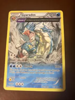 Pokemon 2015 XY Ancient Origins Gyarados 21/98 Cosmos Holo Θ Double HP 130 - Image 1