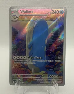 Wailord 162/159 Illustration Rare SV09: Journey Together Pokemon Holo NM - Image 1