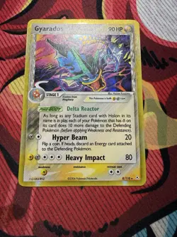 Pokemon Gyarados Delta Species 8/110 EX Holon Phantoms Holo Rare 90 HP - Image 1