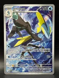 2025 Pokemon Mega Evolution Inteleon Illustration Rare #142/132 - Image 1